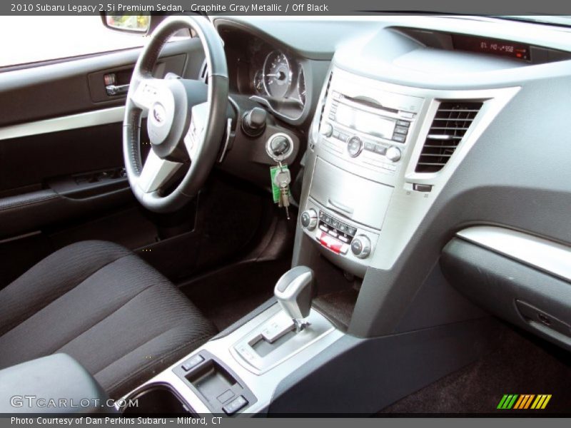 Graphite Gray Metallic / Off Black 2010 Subaru Legacy 2.5i Premium Sedan
