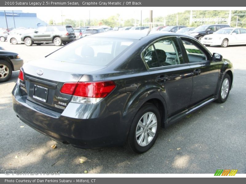 Graphite Gray Metallic / Off Black 2010 Subaru Legacy 2.5i Premium Sedan