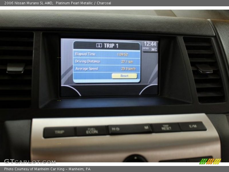 Platinum Pearl Metallic / Charcoal 2006 Nissan Murano SL AWD