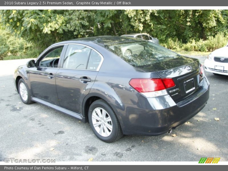 Graphite Gray Metallic / Off Black 2010 Subaru Legacy 2.5i Premium Sedan