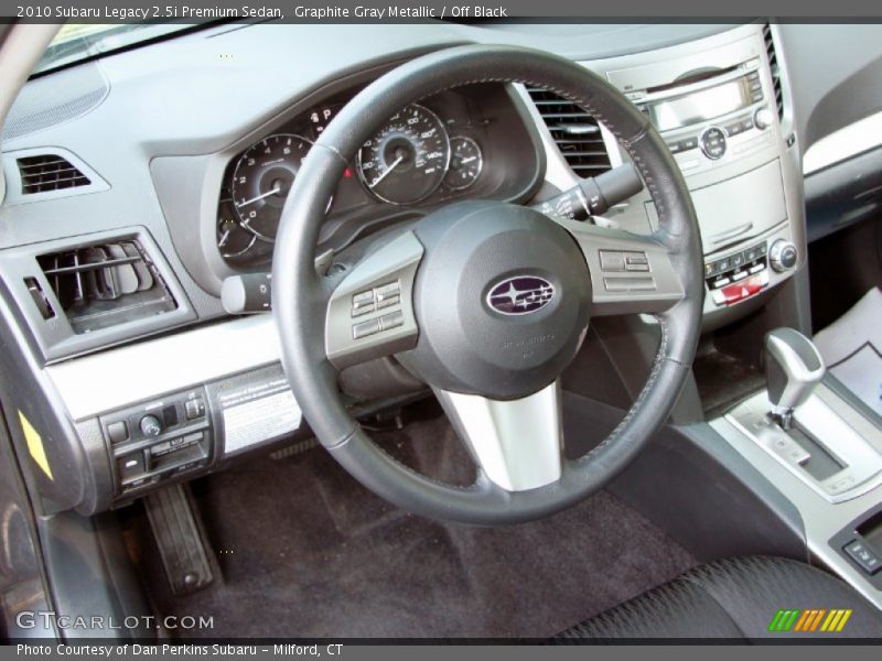  2010 Legacy 2.5i Premium Sedan Off Black Interior