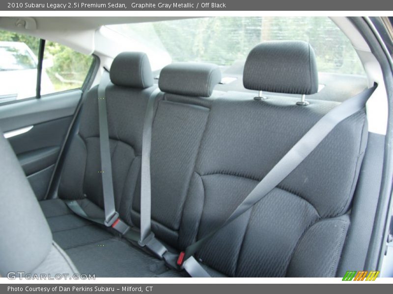 Graphite Gray Metallic / Off Black 2010 Subaru Legacy 2.5i Premium Sedan