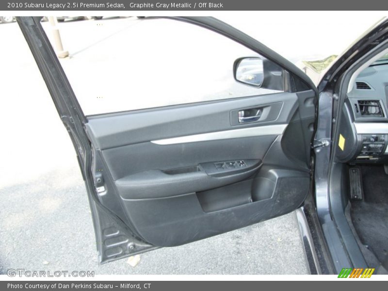 Graphite Gray Metallic / Off Black 2010 Subaru Legacy 2.5i Premium Sedan