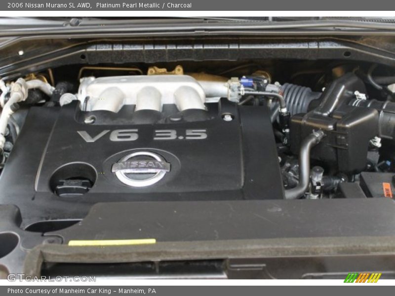 Platinum Pearl Metallic / Charcoal 2006 Nissan Murano SL AWD