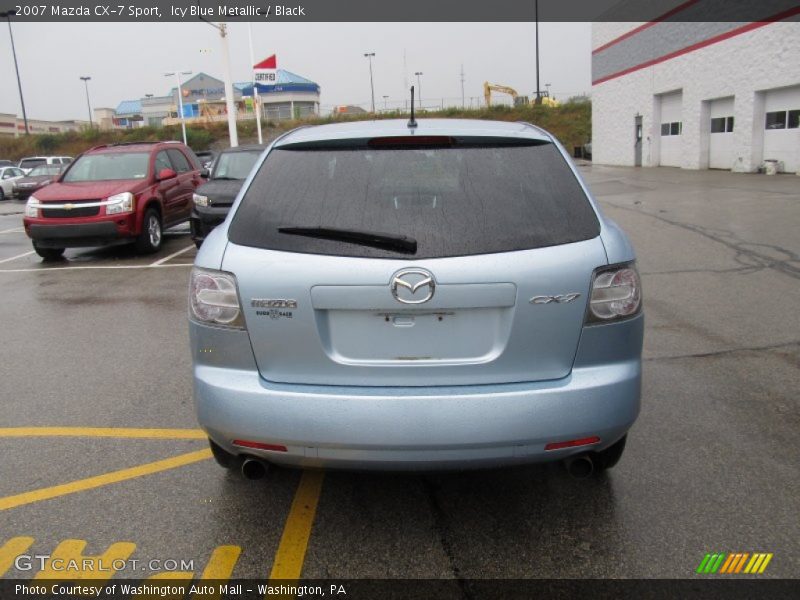 Icy Blue Metallic / Black 2007 Mazda CX-7 Sport