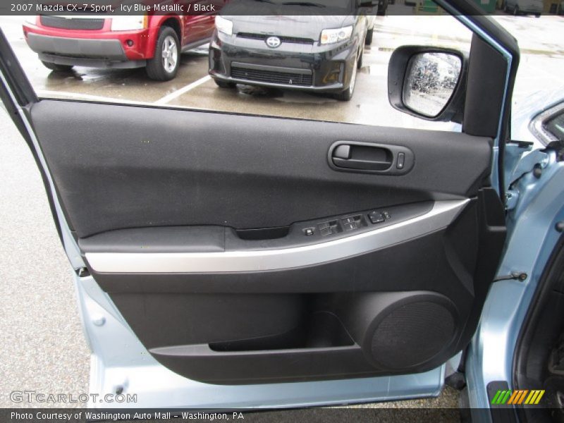 Icy Blue Metallic / Black 2007 Mazda CX-7 Sport