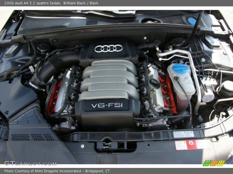 Brilliant Black / Black 2009 Audi A4 3.2 quattro Sedan
