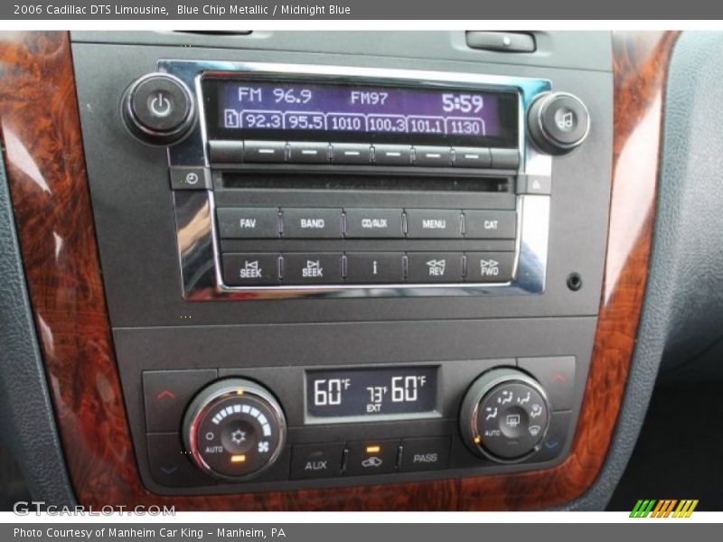 Controls of 2006 DTS Limousine