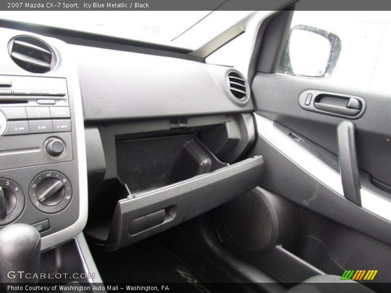 Icy Blue Metallic / Black 2007 Mazda CX-7 Sport