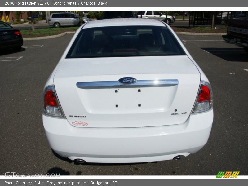 Oxford White / Charcoal Black 2006 Ford Fusion SEL V6