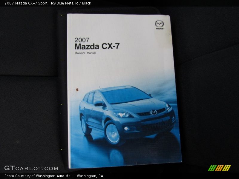 Icy Blue Metallic / Black 2007 Mazda CX-7 Sport