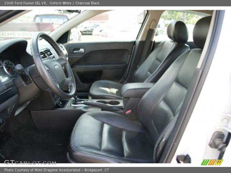 Oxford White / Charcoal Black 2006 Ford Fusion SEL V6
