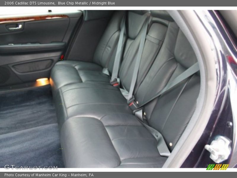  2006 DTS Limousine Midnight Blue Interior