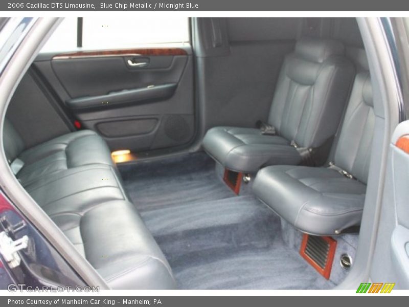  2006 DTS Limousine Midnight Blue Interior