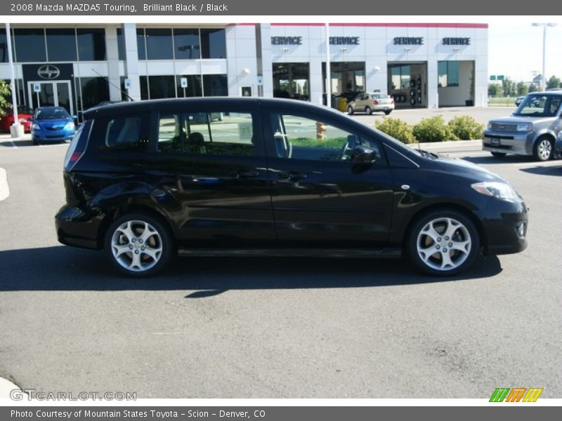 Brilliant Black / Black 2008 Mazda MAZDA5 Touring