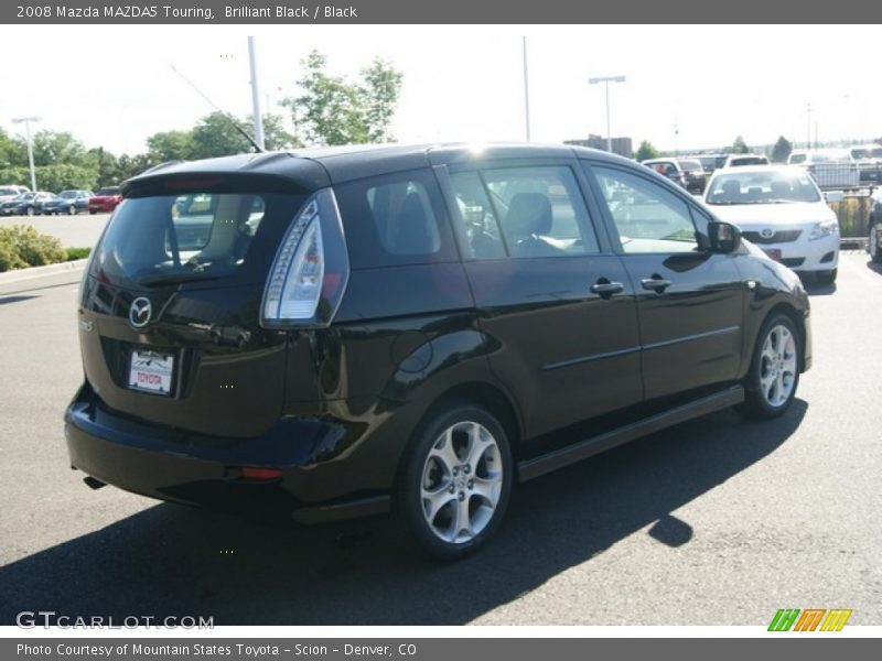 Brilliant Black / Black 2008 Mazda MAZDA5 Touring
