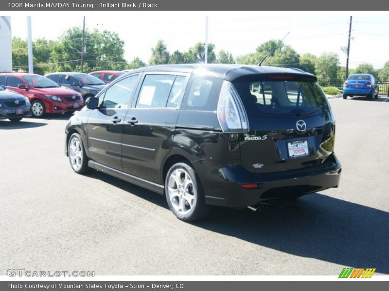 Brilliant Black / Black 2008 Mazda MAZDA5 Touring