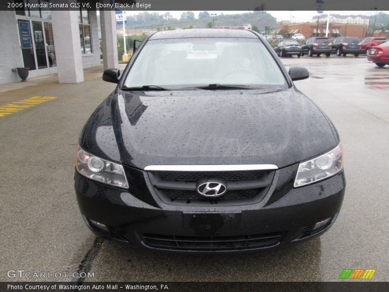 Ebony Black / Beige 2006 Hyundai Sonata GLS V6