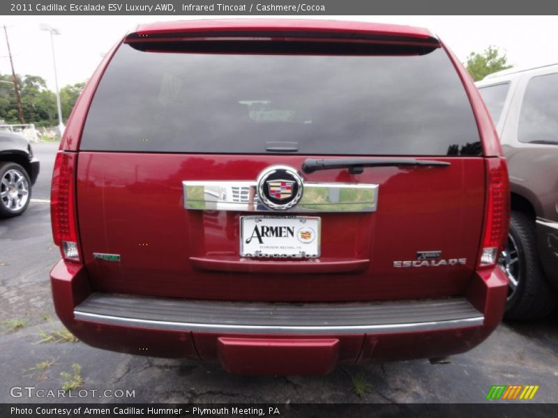 Infrared Tincoat / Cashmere/Cocoa 2011 Cadillac Escalade ESV Luxury AWD