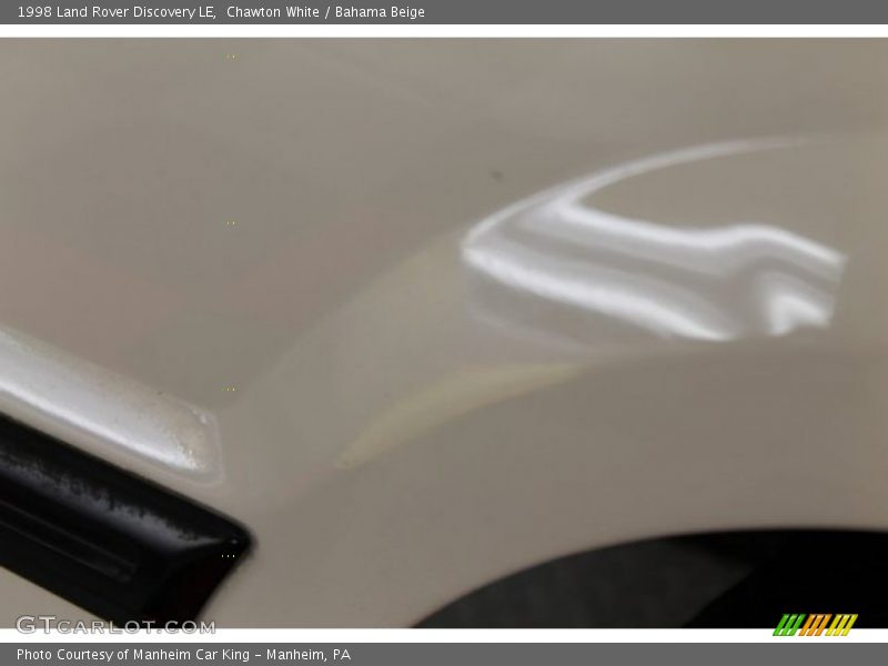 Chawton White / Bahama Beige 1998 Land Rover Discovery LE