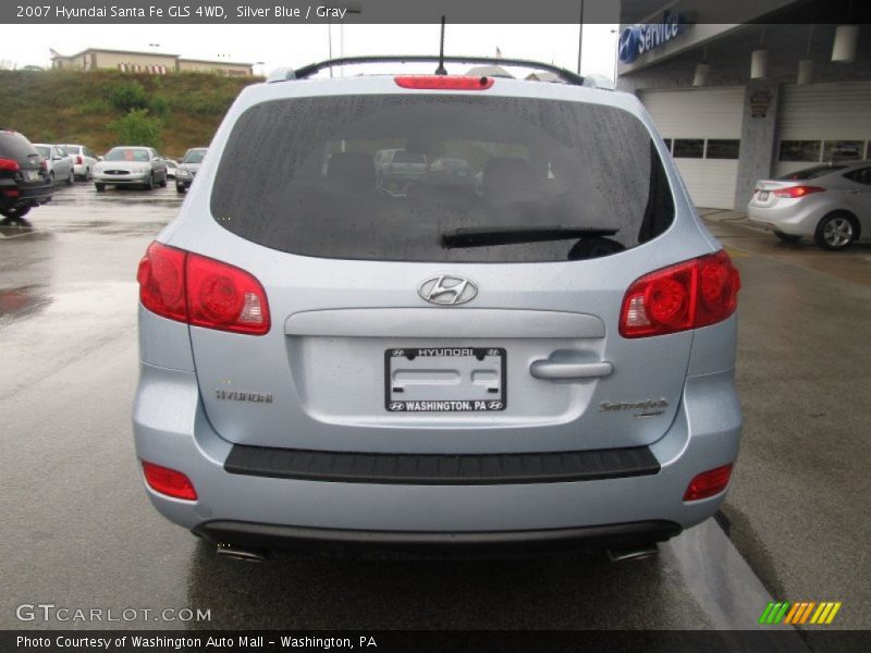 Silver Blue / Gray 2007 Hyundai Santa Fe GLS 4WD