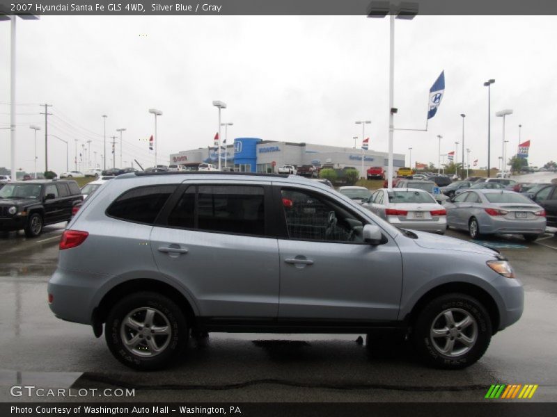 Silver Blue / Gray 2007 Hyundai Santa Fe GLS 4WD