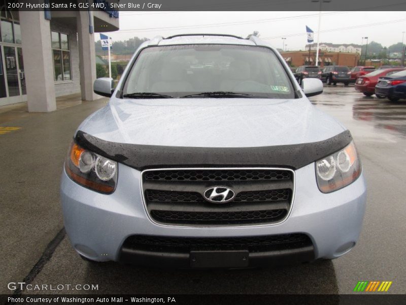 Silver Blue / Gray 2007 Hyundai Santa Fe GLS 4WD
