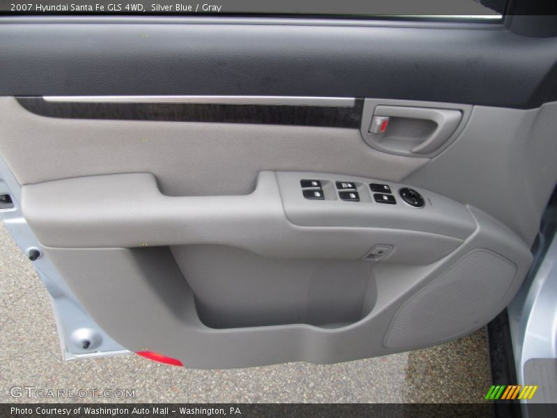 Silver Blue / Gray 2007 Hyundai Santa Fe GLS 4WD