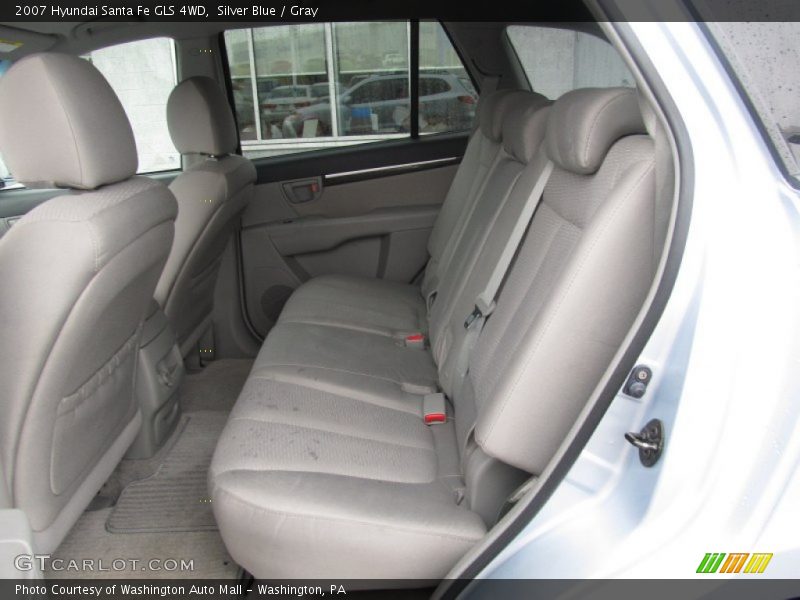 Silver Blue / Gray 2007 Hyundai Santa Fe GLS 4WD