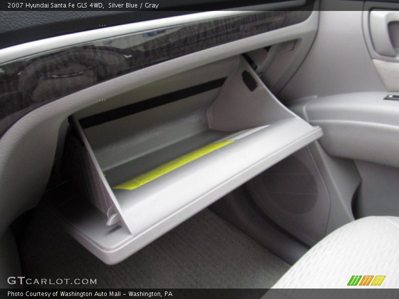 Silver Blue / Gray 2007 Hyundai Santa Fe GLS 4WD