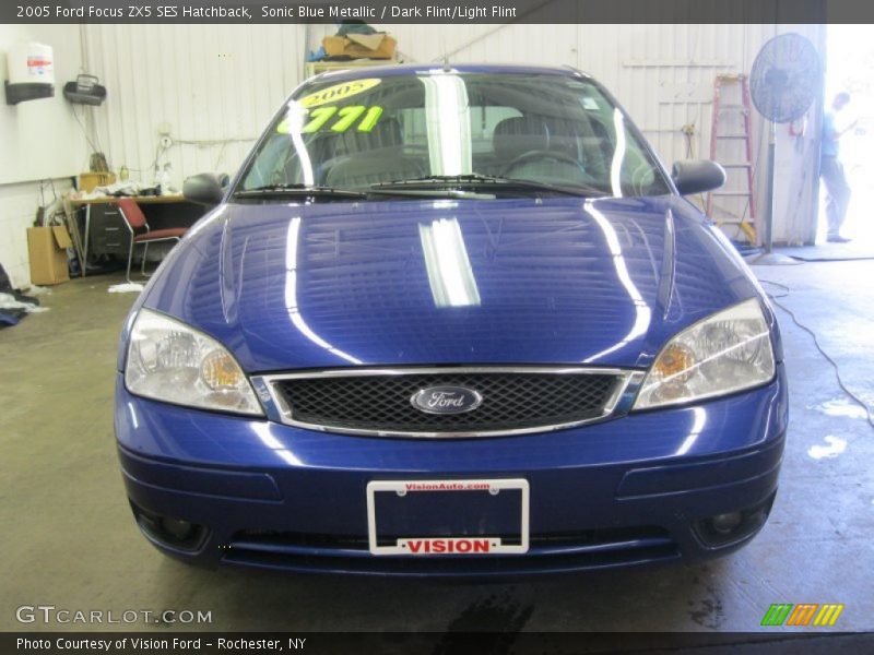 Sonic Blue Metallic / Dark Flint/Light Flint 2005 Ford Focus ZX5 SES Hatchback