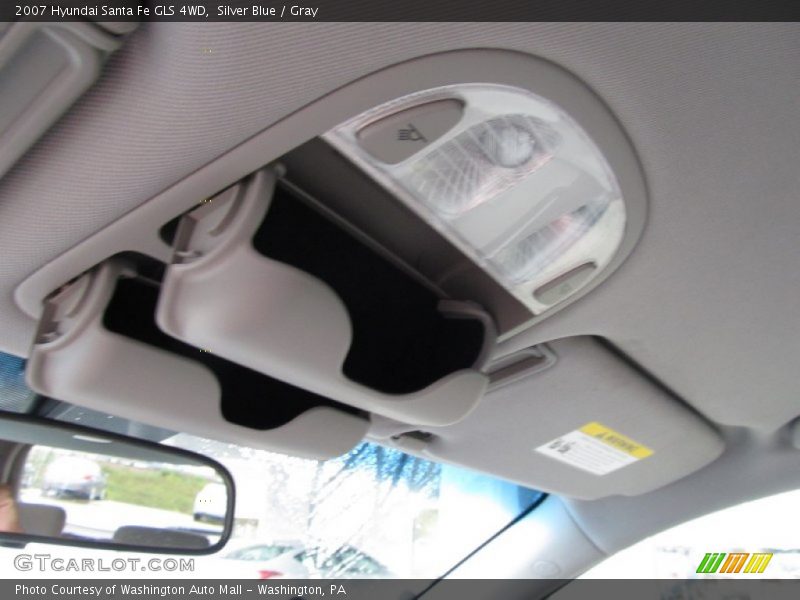 Silver Blue / Gray 2007 Hyundai Santa Fe GLS 4WD