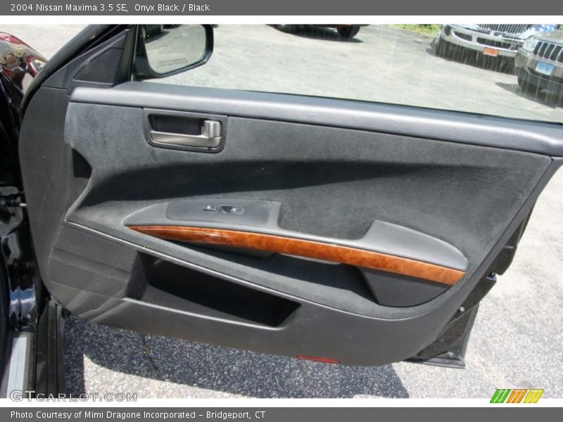 Onyx Black / Black 2004 Nissan Maxima 3.5 SE