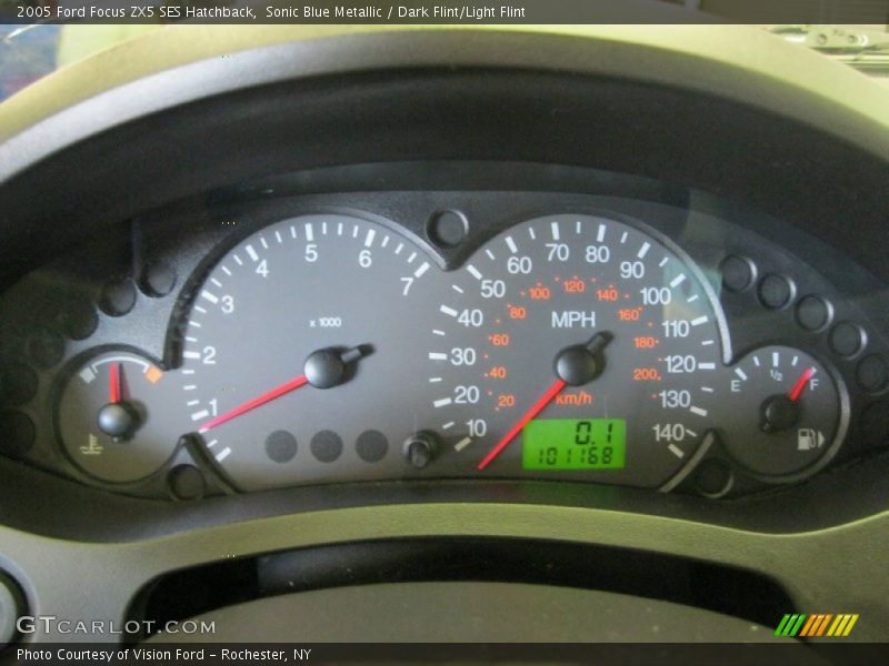 Sonic Blue Metallic / Dark Flint/Light Flint 2005 Ford Focus ZX5 SES Hatchback