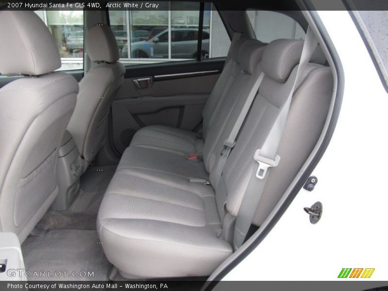 Arctic White / Gray 2007 Hyundai Santa Fe GLS 4WD