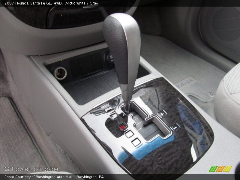 Arctic White / Gray 2007 Hyundai Santa Fe GLS 4WD