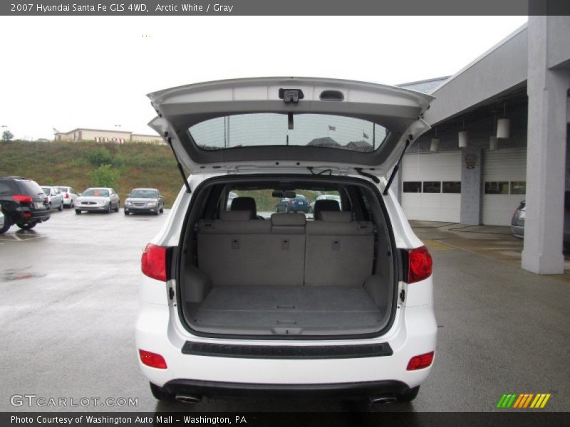 Arctic White / Gray 2007 Hyundai Santa Fe GLS 4WD