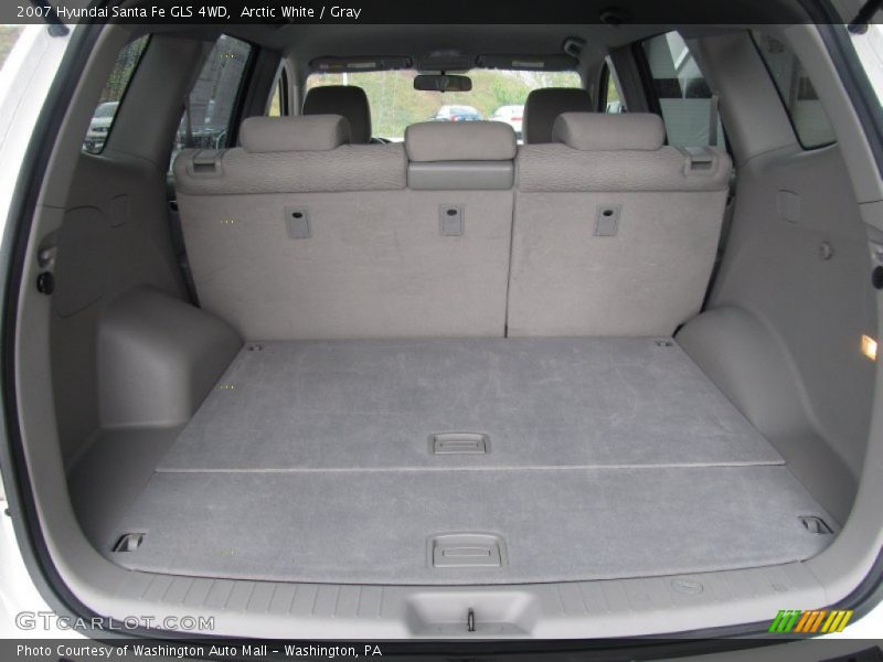 Arctic White / Gray 2007 Hyundai Santa Fe GLS 4WD