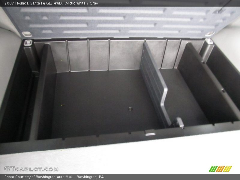 Arctic White / Gray 2007 Hyundai Santa Fe GLS 4WD