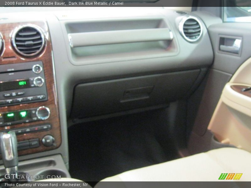 Dark Ink Blue Metallic / Camel 2008 Ford Taurus X Eddie Bauer