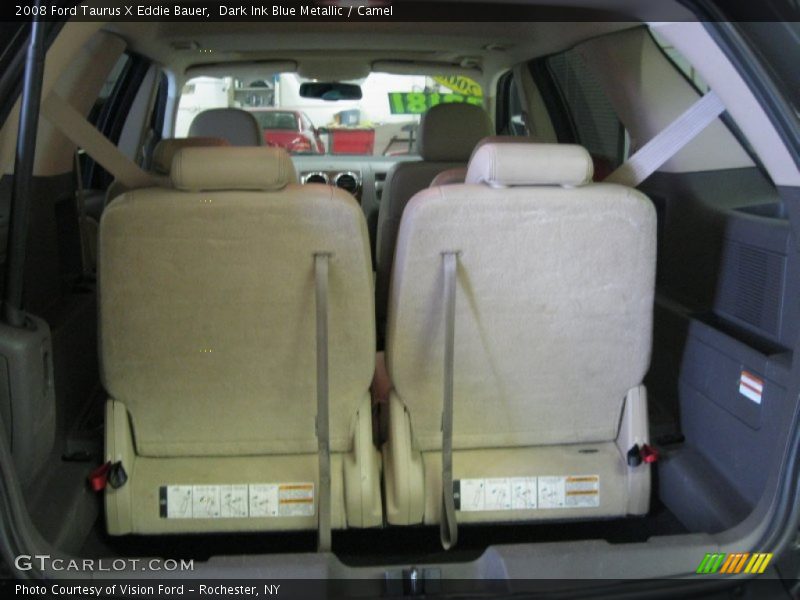 Dark Ink Blue Metallic / Camel 2008 Ford Taurus X Eddie Bauer