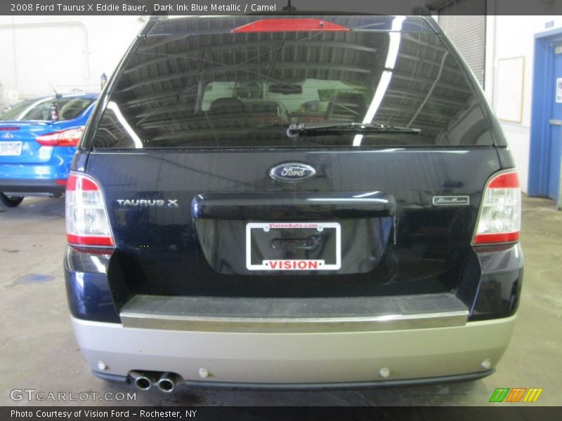 Dark Ink Blue Metallic / Camel 2008 Ford Taurus X Eddie Bauer