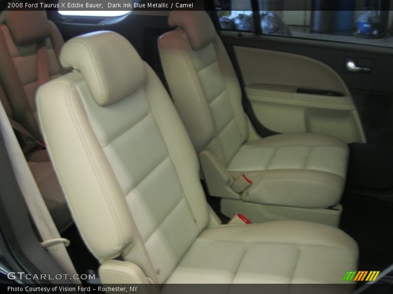 Dark Ink Blue Metallic / Camel 2008 Ford Taurus X Eddie Bauer