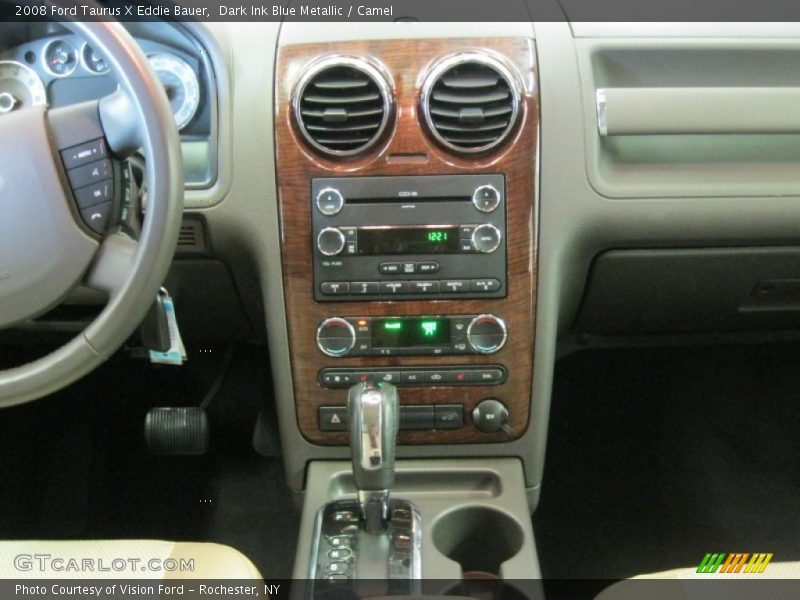 Dark Ink Blue Metallic / Camel 2008 Ford Taurus X Eddie Bauer