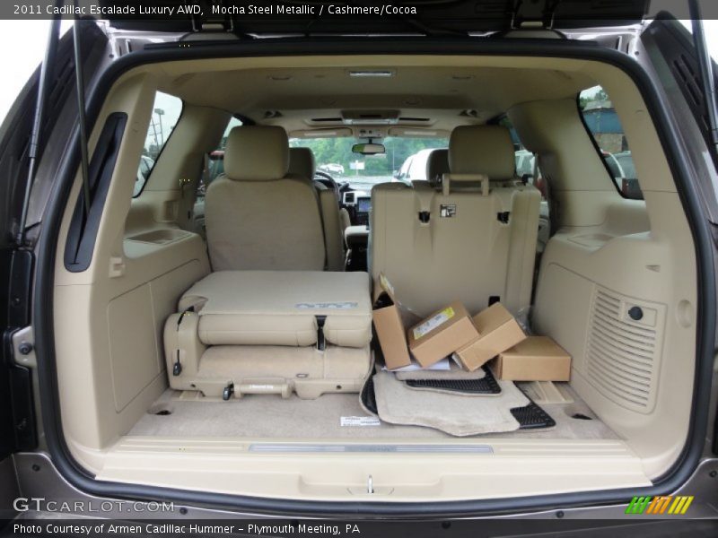 Mocha Steel Metallic / Cashmere/Cocoa 2011 Cadillac Escalade Luxury AWD