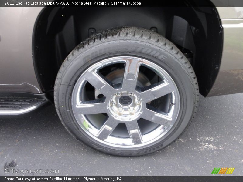 Mocha Steel Metallic / Cashmere/Cocoa 2011 Cadillac Escalade Luxury AWD