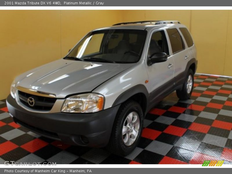 Platinum Metallic / Gray 2001 Mazda Tribute DX V6 4WD