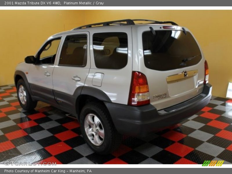 Platinum Metallic / Gray 2001 Mazda Tribute DX V6 4WD