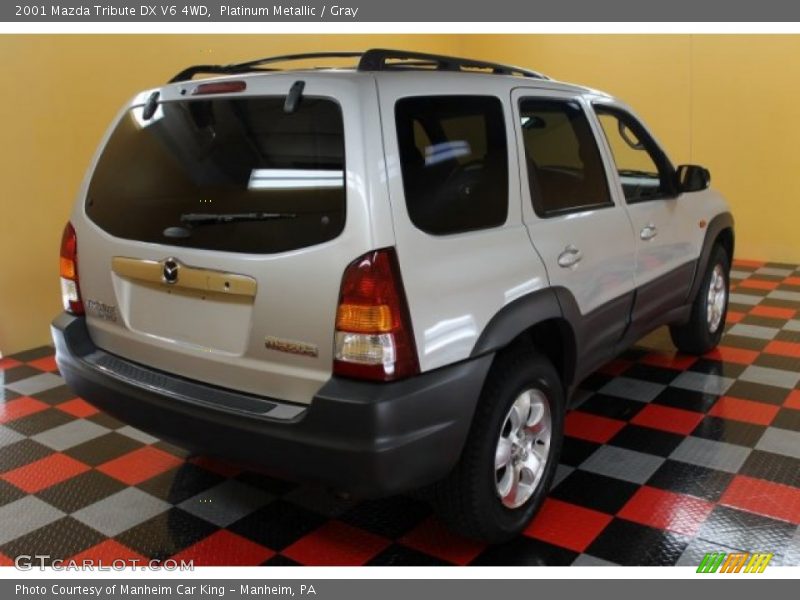 Platinum Metallic / Gray 2001 Mazda Tribute DX V6 4WD