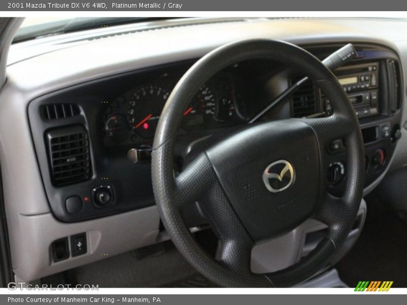 Platinum Metallic / Gray 2001 Mazda Tribute DX V6 4WD